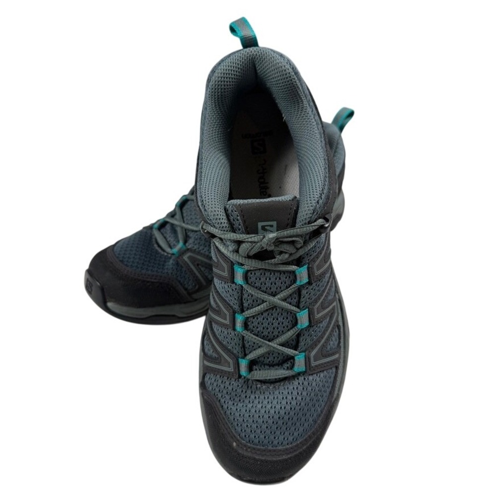 Salomon Pathfinder Trail Running Shoes Sneakers Blue Gray Womens Size 9.5